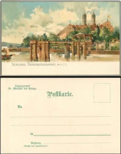 Friedrichshafen Künstlerkarte * ca. 1900