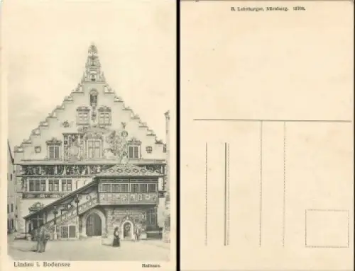 88131 Lindau Bodensee Rathaus * ca. 1920