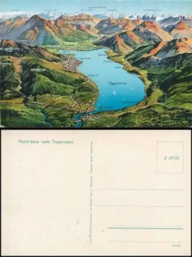 83684 Tegernsee Künstlerkarte * ca. 1920