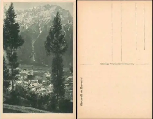 82481 Mittenwald mit Karwendel, * ca. 1930