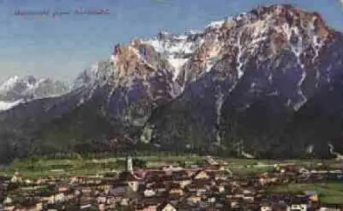 82481 Mittenwald gegen Karwendel * ca. 1920