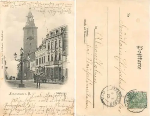 39218 Schönebeck Salzthurm o 6.8.1900