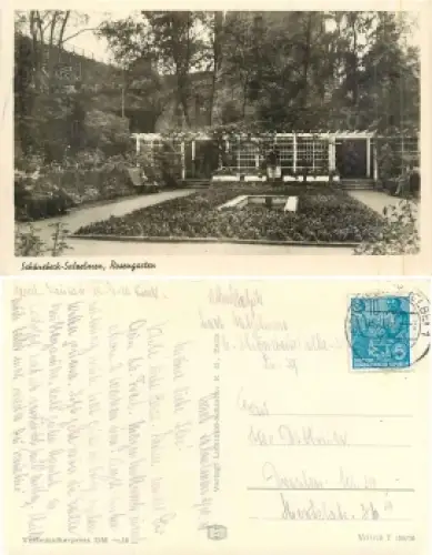 39218 Schönebeck Salzelmen Rosengarten o 03.10.1956