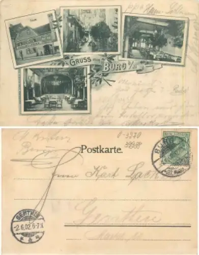 39288 Burg bei Magdeburg Concert Haus o 2.6.1902