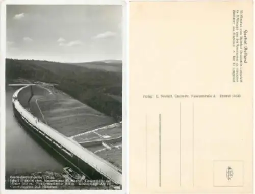 Saidenbachtalsperre im Erzgebirge * ca. 1930
