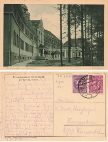 Schwäbisch Gmünd Erholungsheim Schönblick o 12.7.1923