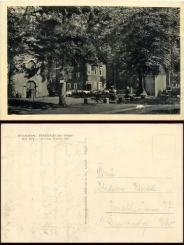 Siegen Restaurant Eremitage gebr. ca. 1940