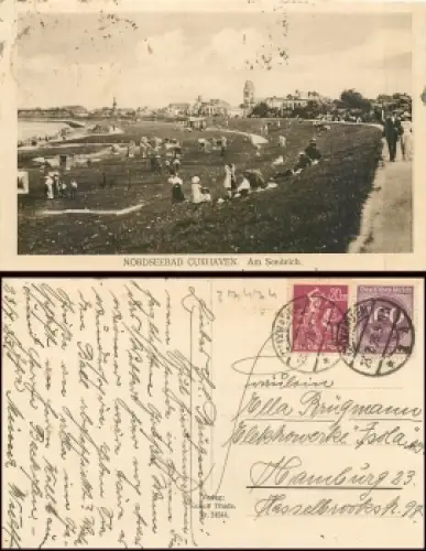 Cuxhaven Am Seedeich o 23.7.1923