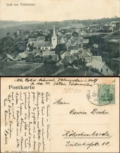 58300 Volmarstein Wetter Ruhr o 25.5.1908