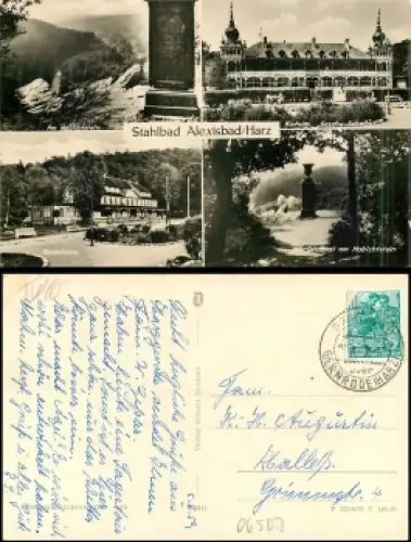 06507 Stahlbad Alexisbad Harz o 5.8.1959