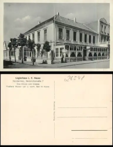 26548 Norderney Heinrichstrasse 7 Logierhaus L.C. Heuer  *ca. 1930