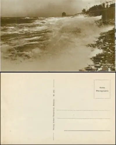 26548 Norderney Springflut AK *um 1930