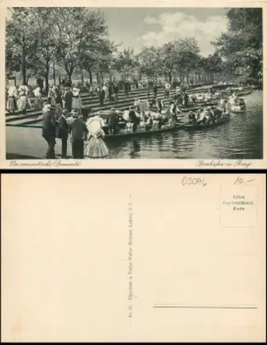 03096 Burg Spreewald der Hafen *ca. 1920