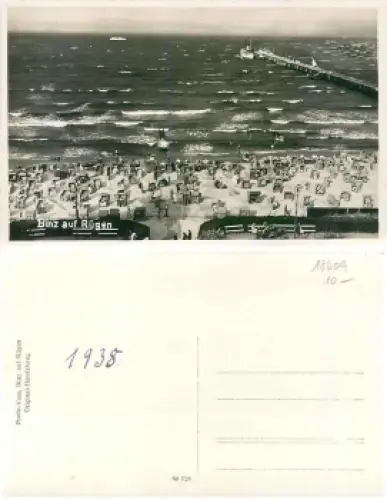18609 Binz Rügen Strand *1938