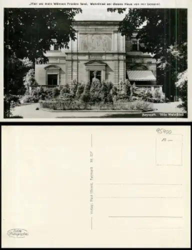 Bayreuth Villa Wahnfried * ca. 1930