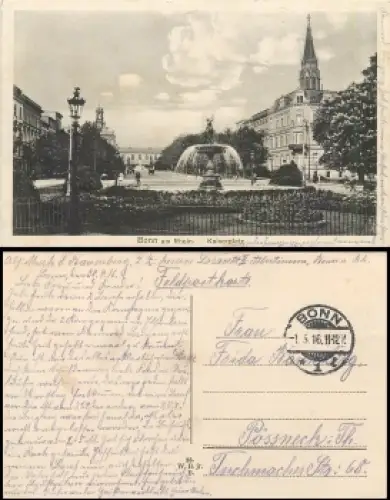 Bonn Kaiserplatz o 1.5.1916