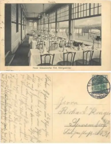 53639 Königswinter Hotel Düsseldorfer Hof  o 2.5.1913