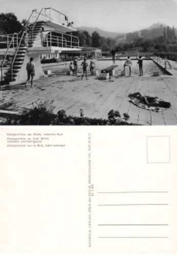 53639 Königswinter Schwimmbad * ca. 1960