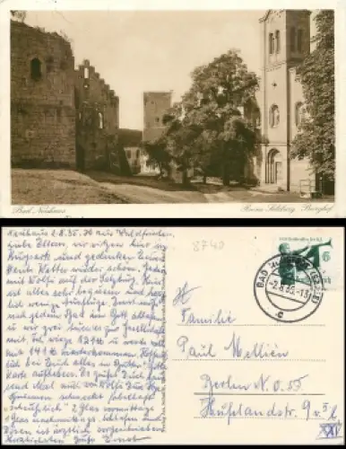 97616 Bad Neuhaus Bad Neustadt Saale Ruine Salzburg o 1.8.1935