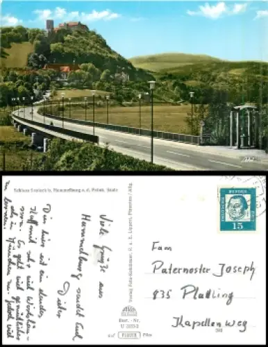 97762 Hammelburg Schloss Saaleck o ca. 1960