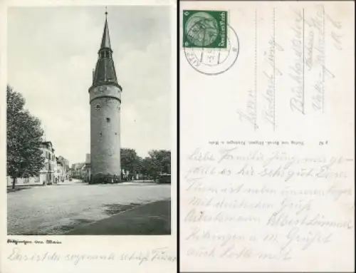 97318 Kitzingen schiefer Turm o 3.5.1936