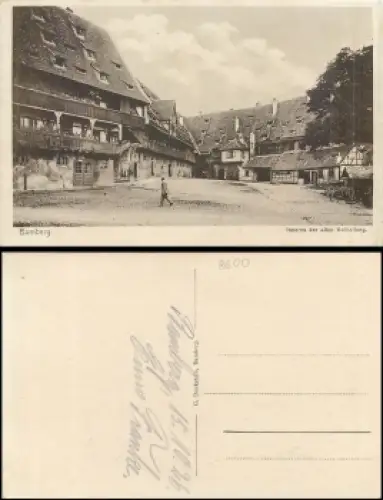 Bamberg Inneres der alten Hofhaltung gebr. ca. 1926