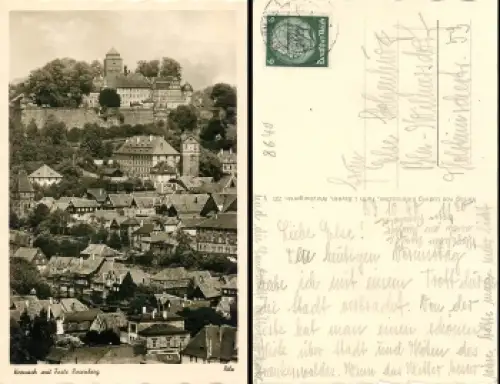 96317 Kronach mit Feste Rosenberg o 23.10.1940