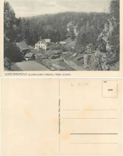 91278 Schüttersmühle Fränkische Schweiz * ca. 1930