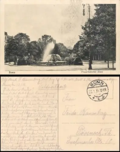 Bonn Poppelsdorfer Allee o 23.1.1916