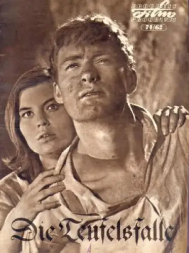 Die Teufelsfalle - tschechoslowakischer Film 74/62 Progress Film Programm