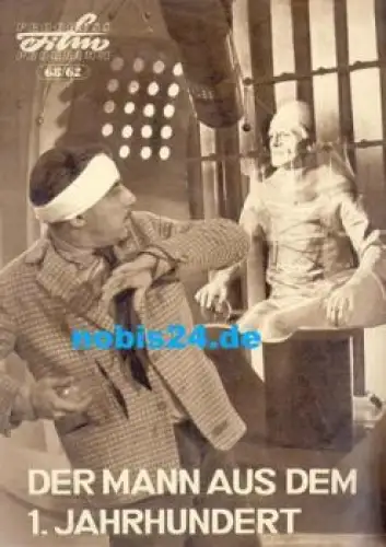 Der Mann aus dem 1. Jahrhundert - Tschechoslowakischer Film 68/62 Progress Film Programm