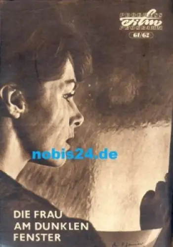 Die Frau am dunklen Fenster, Progress Film Programm 61/62, Marianne Koch, Christiane Nielsen
