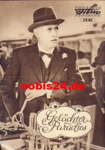 Gelächter im Paradies, Progress Film Programm 25/62, englischer Film Alastair Sim, Fay Compton, Guy Middleton