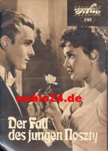Der Fall des jungen Noszty - ungarischer Film 7/62 Progress Film Programm