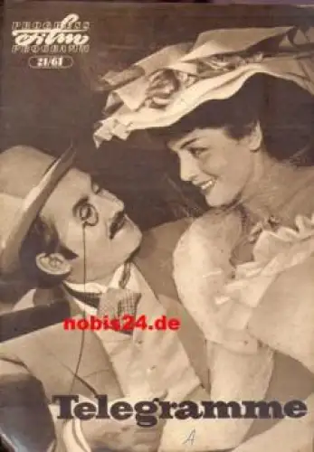 Telegramme - Rumänischer Film 21/61 Progress Film Programm