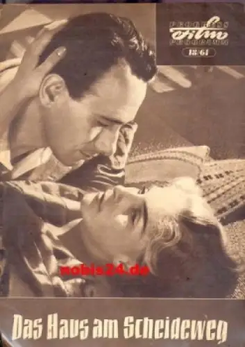 Das Haus am Scheideweg - Tschechoslowakischer Film 18/61 Progress Film Programm