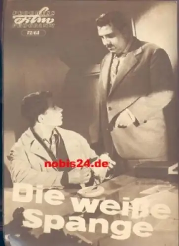 Die weiße Spange - Tschechoslowakischer Film 72/61 Progress Film Programm