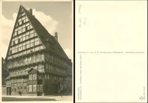 Hildesheim Marktstrasse 24 Gotisches Haus mit Erker * ca. 1930
