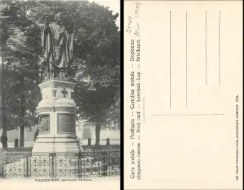 Hildesheim Bernward Denkmal * 1910