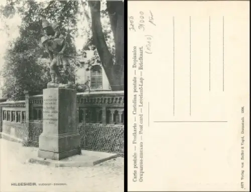 31100 Hildesheim Huckauf Denkmal * 1910