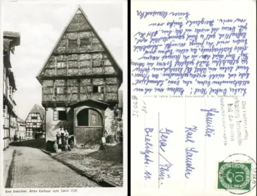 32063 Bad Salzuflen Altes Rathaus vom Jahre 1520 o 14.10.1956