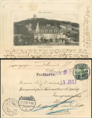 32457 Porta Westfalica Hotel Kaiserhof o 13.7.1903