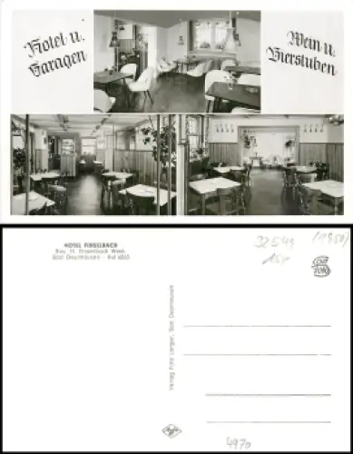 32549 Bad Oeynhausen Hotel Finselbach * ca.1950