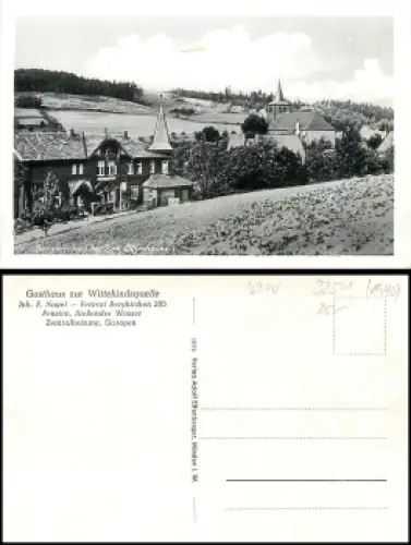 32549 Bad Oeynhausen Bergkirchen Gasthaus zur Wittekindsquelle * ca.1940