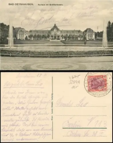 32549 Bad Oeynhausen Kurhaus 21.6.1922