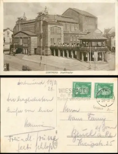 Dortmund Stadttheater o 19.8.1928