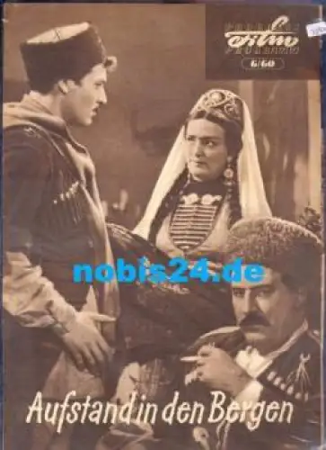 Aufstand in den Bergen - Sowjetischer Film 6/60 Progress-Programm