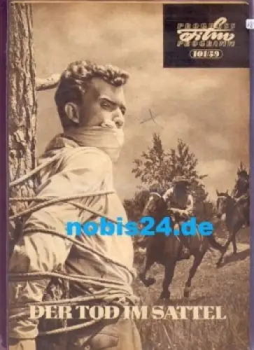 Der Tod im Sattel -Tschechoslowakischer Film 101/59 Progress-Programm