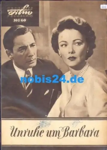 Unruhe um Barbara, Progress-Programm 105/60, englischer Film, Walter Fitzgerald