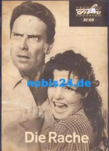 Die Rache - spanischer-italienischer Film 87/60 Progress-Programm Regie Juan Antonio Bardem